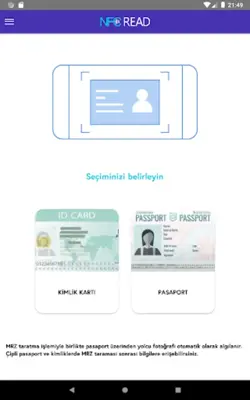 NFC Read - Passport and ID Card android App screenshot 2